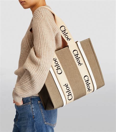 Chloé Woody Tote Bag Medium .